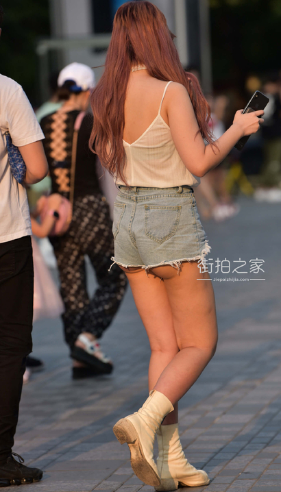 街拍长发小姐姐~，街拍美女[400rb]