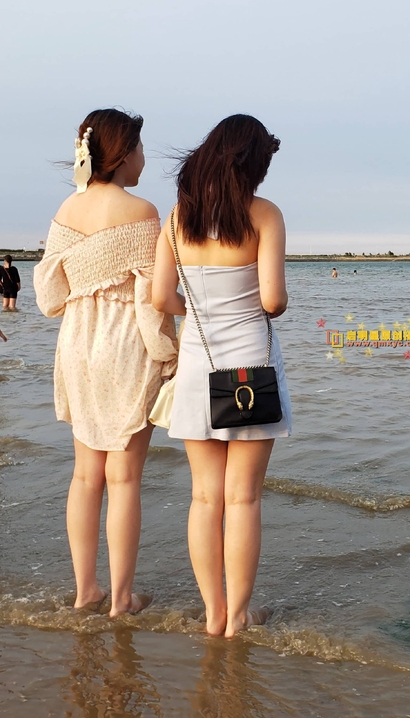 蓝色短裙（20P），日本街拍[QZ·866qx]
