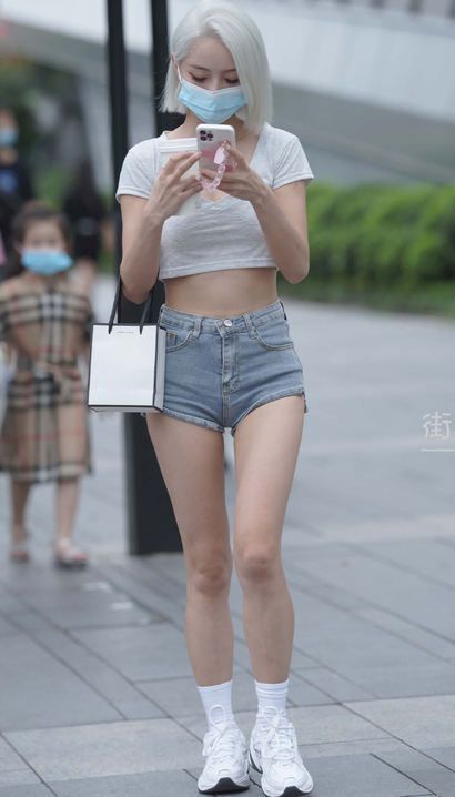 小蛮腰女孩，太古里街拍[RK·871rv]