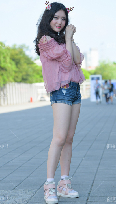 可爱萌妹子，街拍美女[RK·357np]